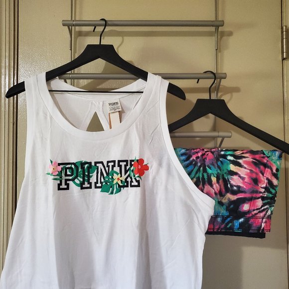 Victoria Secret PINK Boxer Tank Top Set - Picture 4 of 14